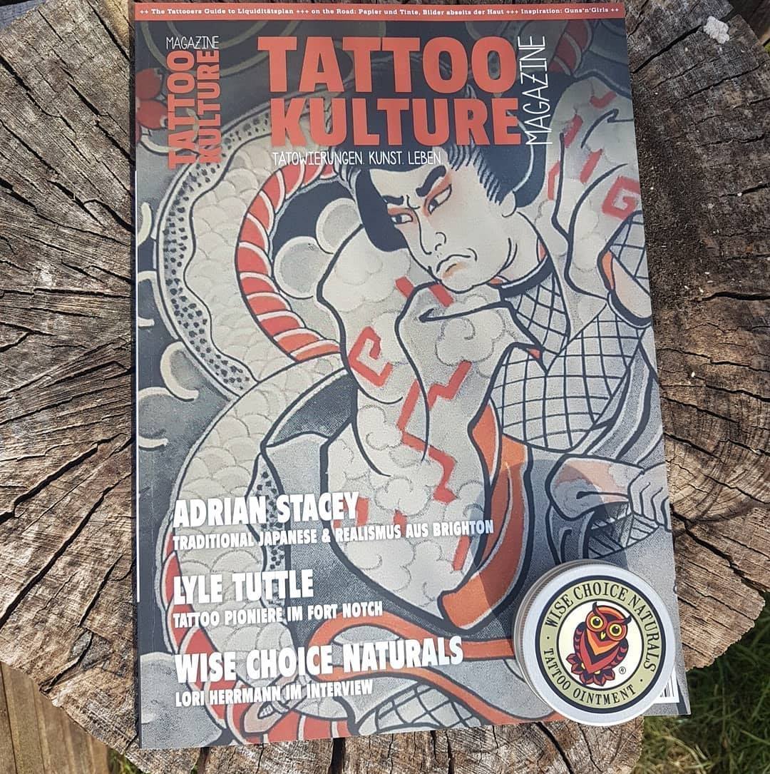 Interview mit Lori von Wise Choice Naturals im Tattoo Kulture Magazine.